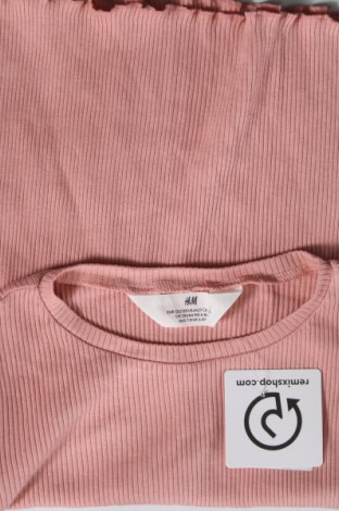 Kinder Shirt H&M, Größe 6-7y/ 122-128 cm, Farbe Rosa, Preis 6,02 €