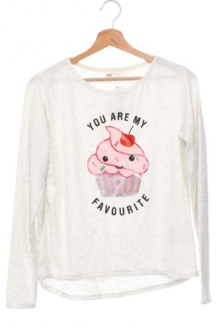 Kinder Shirt H&M, Größe 12-13y/ 158-164 cm, Farbe Grau, Preis 10,69 €