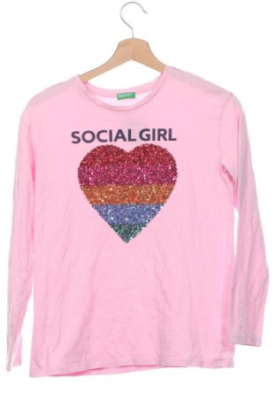 Kinder Shirt United Colors Of Benetton, Größe 12-13y/ 158-164 cm, Farbe Rosa, Preis 7,06 €