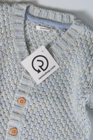 Kinder Strickjacke Reserved, Größe 9-12m/ 74-80 cm, Farbe Blau, Preis € 3,99