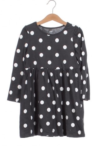 Detské šaty  H&M, Veľkosť 4-5y/ 110-116 cm, Farba Sivá, Cena  9,75 €