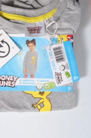 Kinderkleid Looney Tunes, Größe 2-3y/ 98-104 cm, Farbe Grau, Preis € 15,70