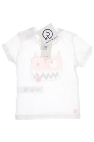 Kinder T-Shirt Catimini, Größe 3-6m/ 62-68 cm, Farbe Weiß, Preis 17,53 €