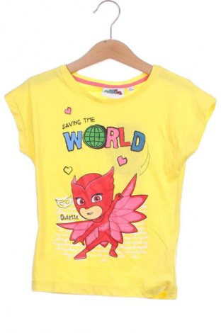 Dziecięcy T-shirt PJ Masks, Rozmiar 3-4y/ 104-110 cm, Kolor Żółty, Cena 30,92 zł