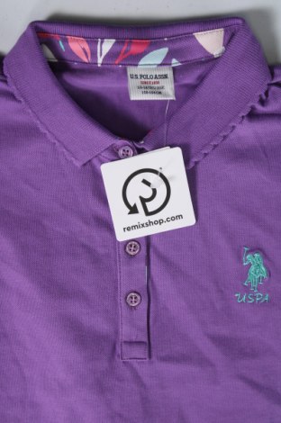 Детска тениска U.S. Polo Assn., Размер 12-13y/ 158-164 см, Цвят Лилав, Цена 23,13 лв.