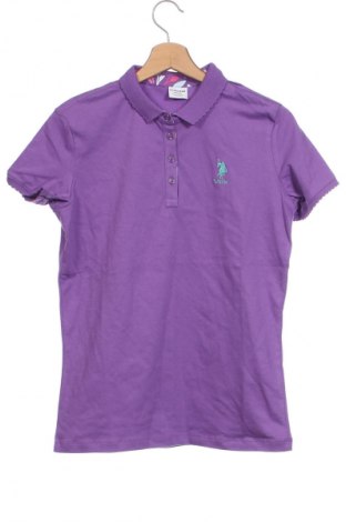 Παιδικό μπλουζάκι U.S. Polo Assn., Μέγεθος 12-13y/ 158-164 εκ., Χρώμα Βιολετί, Τιμή 17,49 €