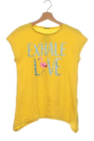 Kinder T-Shirt United Colors Of Benetton, Größe 12-13y/ 158-164 cm, Farbe Gelb, Preis € 7,67
