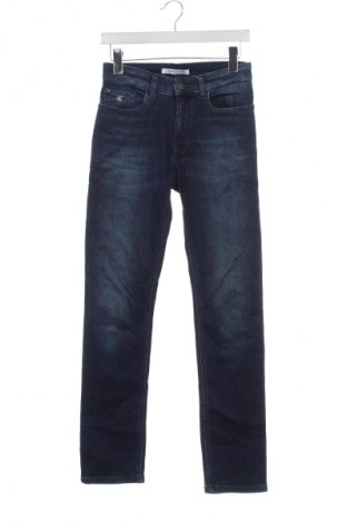 Dziecięce jeansy Calvin Klein Jeans, Rozmiar 12-13y/ 158-164 cm, Kolor Niebieski, Cena 84,44 zł