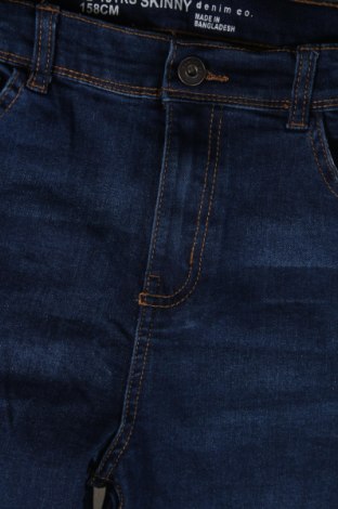 Dziecięce jeansy Denim Co., Rozmiar 12-13y/ 158-164 cm, Kolor Niebieski, Cena 27,99 zł