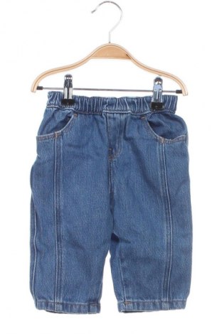 Dziecięce jeansy H&M, Rozmiar 9-12m/ 74-80 cm, Kolor Niebieski, Cena 37,13 zł