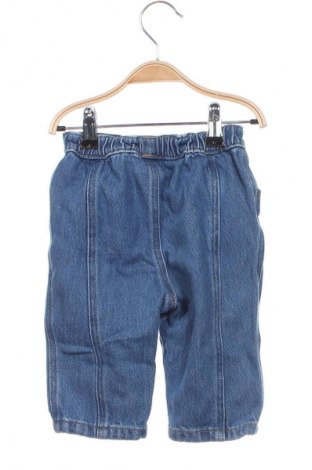 Dziecięce jeansy H&M, Rozmiar 9-12m/ 74-80 cm, Kolor Niebieski, Cena 22,99 zł