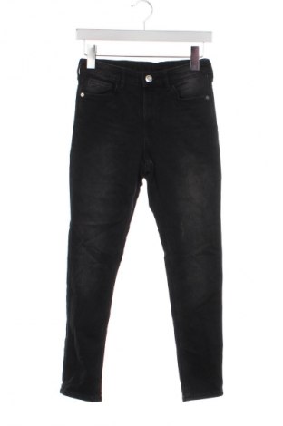 Dziecięce jeansy H&M, Rozmiar 11-12y/ 152-158 cm, Kolor Czarny, Cena 46,06 zł