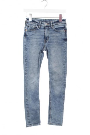 Dziecięce jeansy H&M, Rozmiar 11-12y/ 152-158 cm, Kolor Niebieski, Cena 40,72 zł