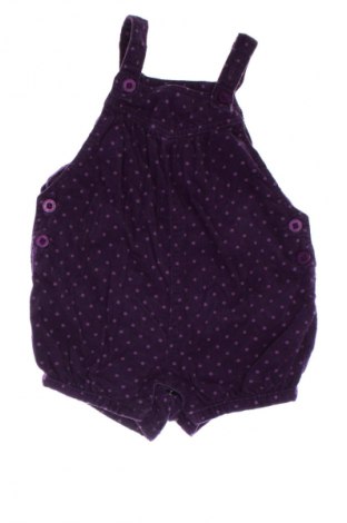 Kinder Overall Vertbaudet, Größe 6-9m/ 68-74 cm, Farbe Lila, Preis 9,99 €