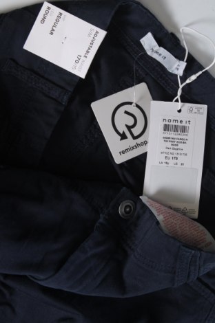 Pantaloni pentru copii Name It, Mărime 15-18y/ 170-176 cm, Culoare Albastru, Preț 223,68 Lei