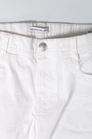 Pantaloni pentru copii Reserved, Mărime 10-11y/ 146-152 cm, Culoare Alb, Preț 101,41 Lei