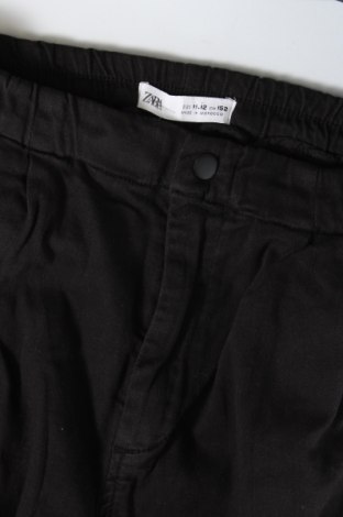 Pantaloni pentru copii Zara, Mărime 11-12y/ 152-158 cm, Culoare Negru, Preț 46,05 Lei