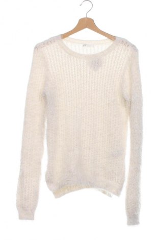 Детски пуловер H&M, Размер 12-13y/ 158-164 см, Цвят Бял, Цена 9,35 лв.