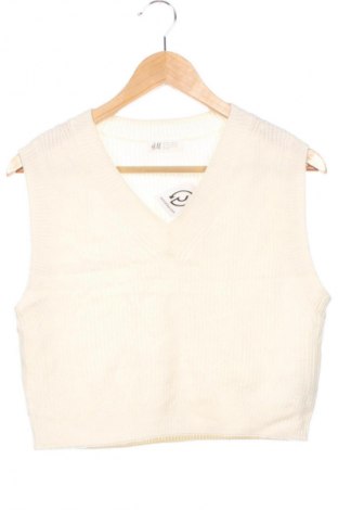 Pulover pentru copii H&M, Mărime 12-13y/ 158-164 cm, Culoare Ecru, Preț 30,76 Lei