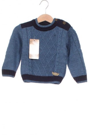 Dziecięcy sweter Joni, Rozmiar 9-12m/ 74-80 cm, Kolor Niebieski, Cena 25,29 zł