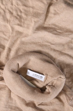 Kinderpullover Zara, Größe 12-13y/ 158-164 cm, Farbe Beige, Preis € 11,13