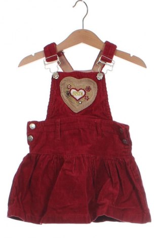 Kinder Latzkleid Outfit, Größe 9-12m/ 74-80 cm, Farbe Rot, Preis 5,99 €