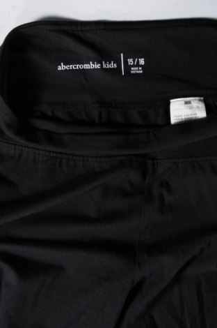 Детско спортно долнище Abercrombie Kids, Размер 14-15y/ 168-170 см, Цвят Черен, Цена 18,49 лв.