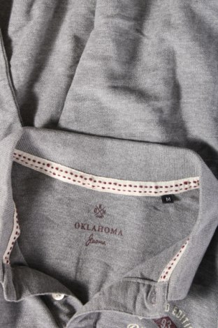 Ανδρική μπλούζα Oklahoma Jeans, Μέγεθος M, Χρώμα Γκρί, Τιμή 4,99 €