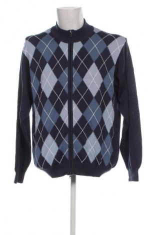 Herren Strickjacke Burlington, Größe L, Farbe Blau, Preis 9,49 €