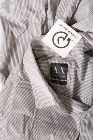 Herrenhemd Armani Exchange, Größe M, Farbe Grau, Preis € 52,19