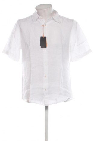 Ανδρικό πουκάμισο BOSS, Μέγεθος L, Χρώμα Λευκό, Τιμή 48,97 €