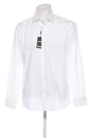 Ανδρικό πουκάμισο BOSS, Μέγεθος L, Χρώμα Λευκό, Τιμή 105,77 €