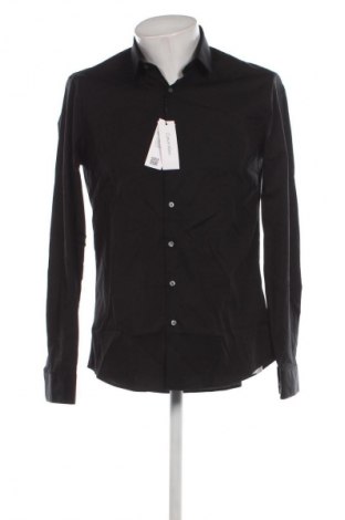 Мъжка риза Calvin Klein, Размер M, Цвят Черен, Цена 78,00 лв.