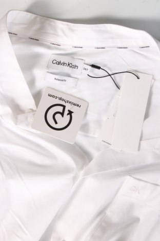 Męska koszula Calvin Klein, Rozmiar XXL, Kolor Biały, Cena 145,99 zł