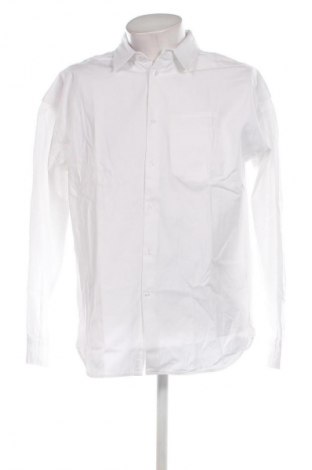 Мъжка риза Dan Fox X About You, Размер L, Цвят Бял, Цена 42,35 лв.