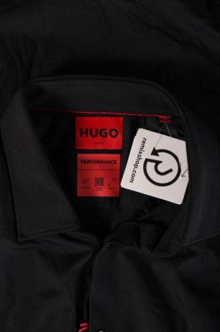 Ανδρικό πουκάμισο Hugo Boss, Μέγεθος L, Χρώμα Μαύρο, Τιμή 66,99 €