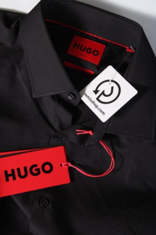 Herrenhemd Hugo Boss, Größe L, Farbe Schwarz, Preis € 89,49