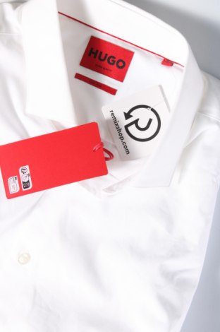 Herrenhemd Hugo Boss, Größe L, Farbe Weiß, Preis € 89,29