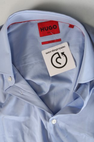 Herrenhemd Hugo Boss, Größe M, Farbe Blau, Preis € 111,34