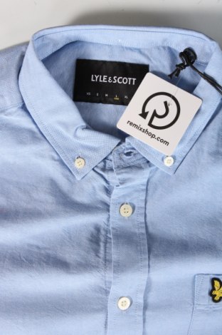 Cămașă de bărbați Lyle & Scott, Mărime L, Culoare Albastru, Preț 407,89 Lei