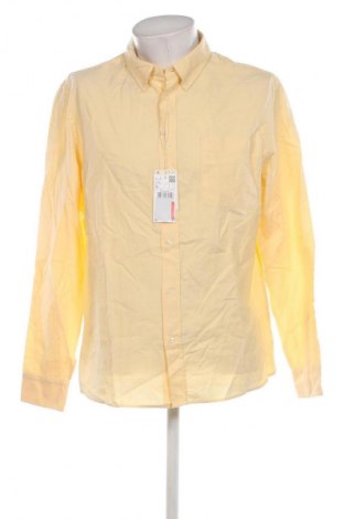 Мъжка риза Mango, Размер XL, Цвят Жълт, Цена 53,90 лв.