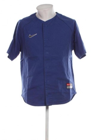 Мъжка риза Nike, Размер M, Цвят Син, Цена 59,40 лв.