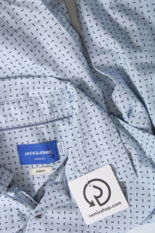 Herrenhemd Originals By Jack & Jones, Größe S, Farbe Blau, Preis € 10,99