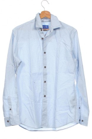 Herrenhemd Originals By Jack & Jones, Größe S, Farbe Blau, Preis € 10,99