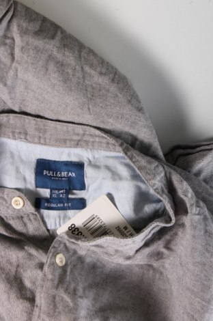 Męska koszula Pull&Bear, Rozmiar XL, Kolor Szary, Cena 37,99 zł