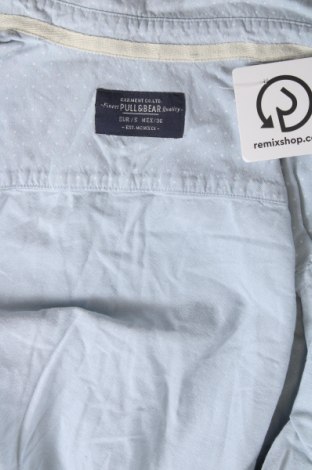 Cămașă de bărbați Pull&Bear, Mărime S, Culoare Albastru, Preț 80,24 Lei