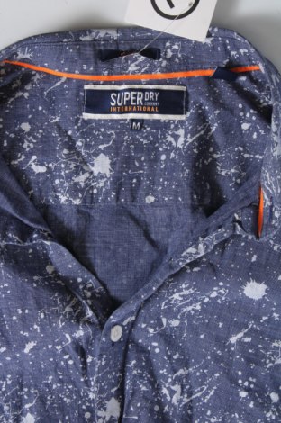 Herrenhemd Superdry, Größe M, Farbe Blau, Preis 42,99 €