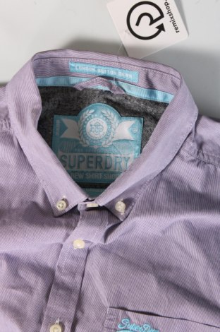 Męska koszula Superdry, Rozmiar L, Kolor Fioletowy, Cena 116,99 zł