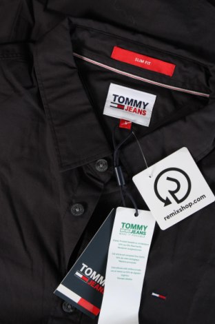 Ανδρικό πουκάμισο Tommy Jeans, Μέγεθος L, Χρώμα Μαύρο, Τιμή 72,16 €