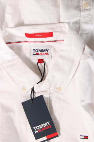 Pánska košeľa  Tommy Jeans, Veľkosť L, Farba Biela, Cena  72,16 €